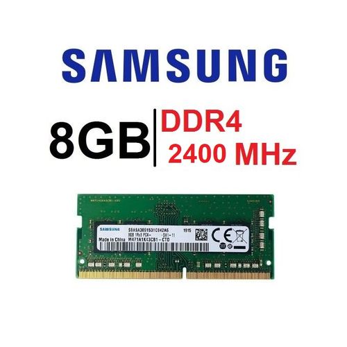 Samsung RAM PC Portable 8GB DDR4 2400T Pour Ordinateur Portable Mémoire Vive RAM