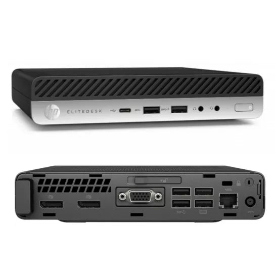 HP EliteDesk 800 G3 Mini Core i5 6500T 8Go DDR4 256Go SSD