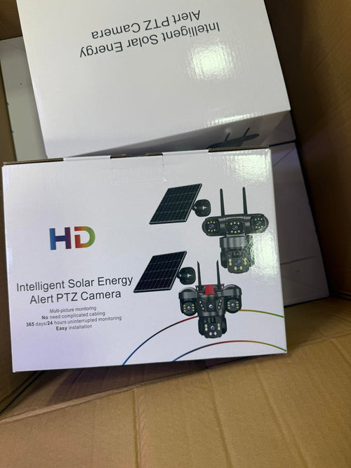 Caméra Solaire 4G Triple Lens – Sécurité Intelligente